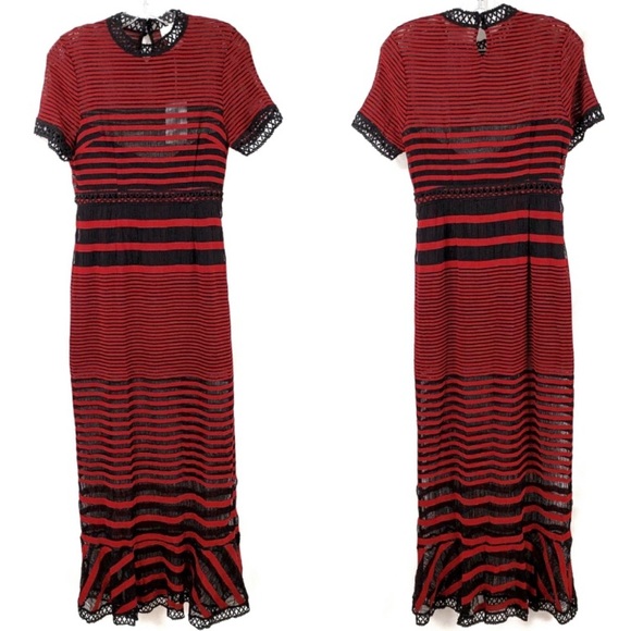 Anthropologie Foxiedox Cassius Striped  Maxi Dress - Picture 15 of 16